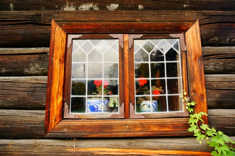 Home with Decorative Window Features